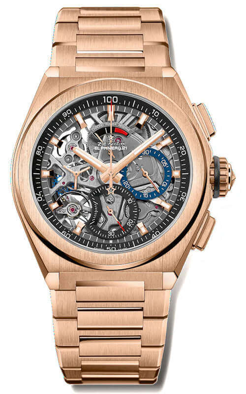 Zenith Defy El Primero 21 Rose Gold 18.9000.9004/71.M9000 | Bandiera Jewellers Toronto and Vaughan