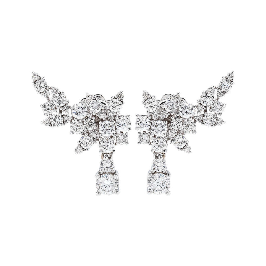 Bandiera Jewellers Diamond Cluster Earrings 15881LOBD