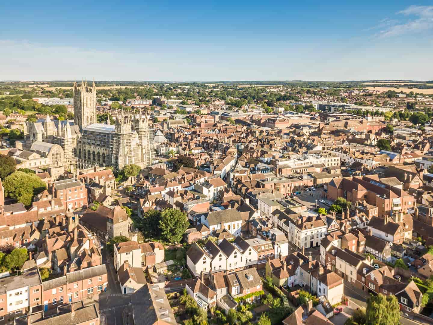 Student Accommodation in Canterbury - Canterbury Cathedral and skyline