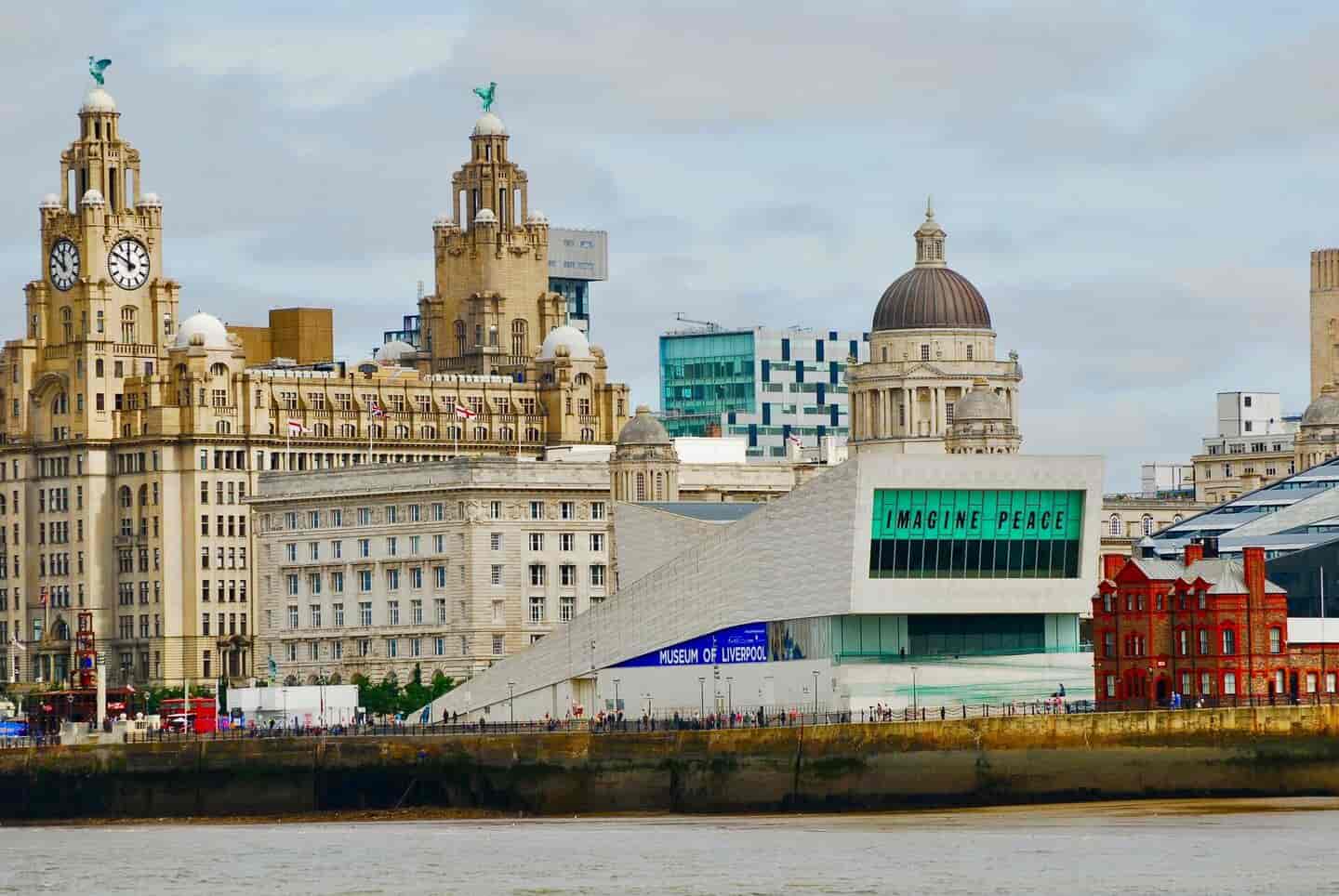 Student Accommodation in Liverpool - The Museum of Liverpool from across the River Mersey