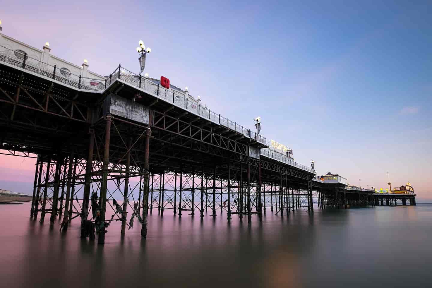 Student Accommodation in Brighton - Brighton Pier at low tide