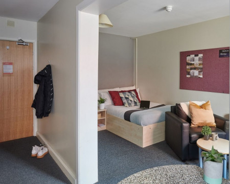 Classic Studio Student flat to rent on Alma Street, Sheffield, S3