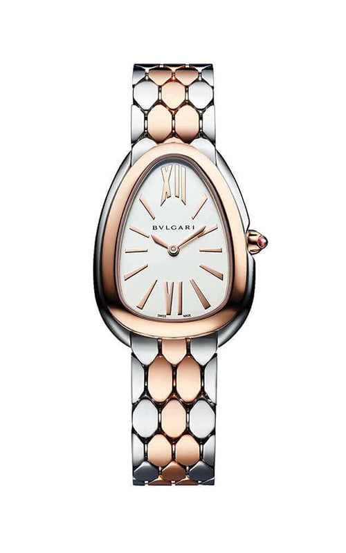 Bulgari Serpenti Seduttori 33mm Steel and 18k Rose Gold Watch 103277 | Bandiera Jewellers Toronto and Vaughan