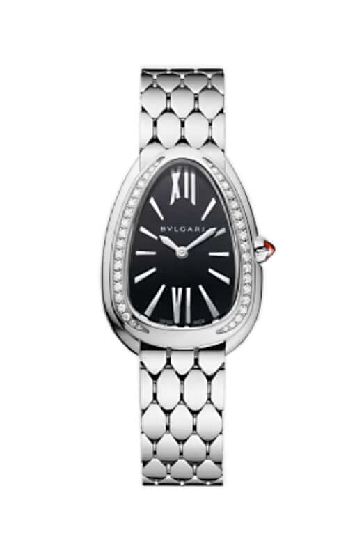 Bulgari Serpenti Seduttori 33mm Stainless Steel Watch 103449 Bandiera Jewellers