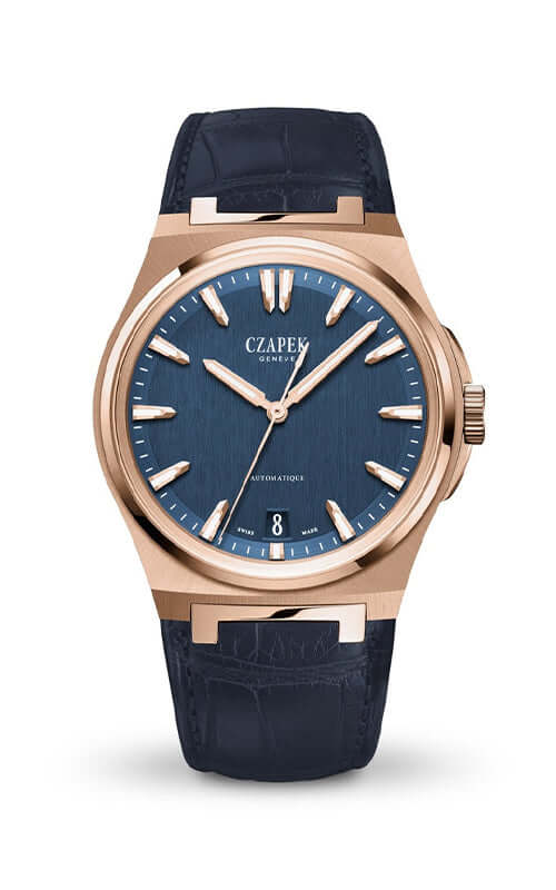 Czapek & Cie Antarctique Mount Erebus Deep Blue & Rose Gold Bandiera Jewellers