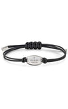 Gucci Trademark Cord Bracelet with Tag YBA79719400100U Bandiera Jewellers