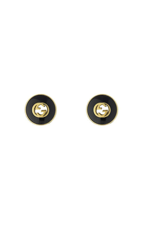 GUCCI Interlocking G Stud Earrings YBD78655400100U Bandiera Jewellers