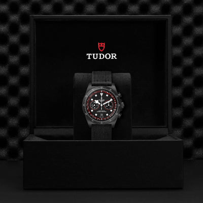 Tudor Pelagos FXD Chrono m25827kn-0001 Bandiera Jewellers