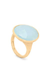 Marco Bicego Lunaria Cocktail Ring in Aquamarine AB565-AQD-Y Bandiera Jewellers