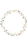 Marco Bicego Paradise Yellow Gold & Multicolour Gemstone Necklace CB2584-E-MIX01T-Y Bandiera Jewellers