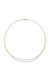 Marco Bicego Masai Necklace With 2 Row-Diamonds CG857-B-YW Bandiera Jewellers