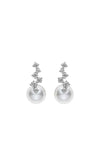 Mikimoto Akoya Cultured Pearl & Dia Earrings MEH10024ADXW Bandiera Jewellers