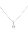 Mikimoto Morning Dew White South Sea Pearl & Diamond Pendant MPA10383NDXW Bandiera Jewellers