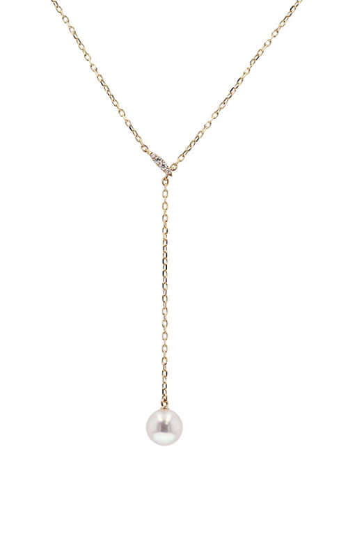 Mikimoto Akoya Pearl Lariat Necklace MPQ10180ADXK Bandiera Jewellers