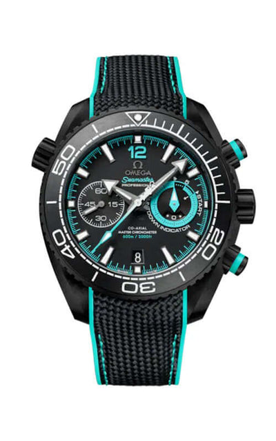 Omega Planet Ocean Deep Black 215.92.46.51.01.003 Bandiera Jewellers