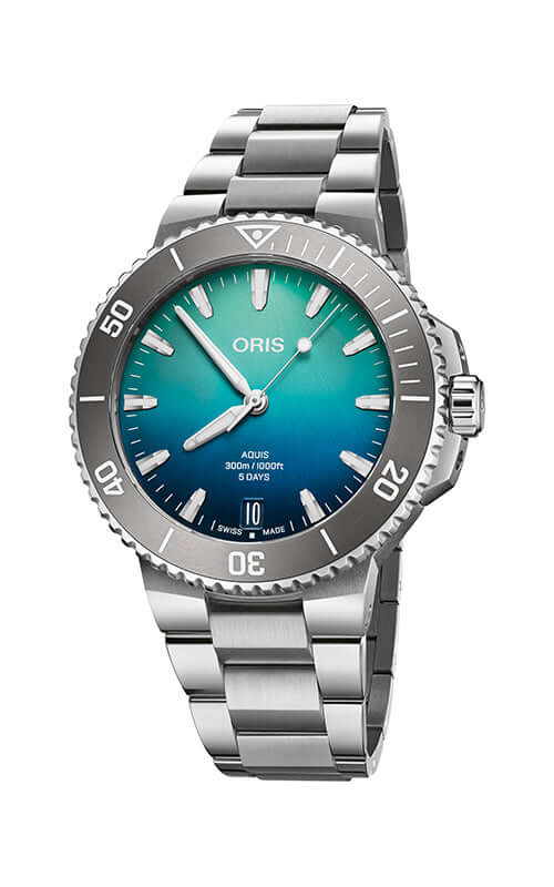 Oris Aquis Great Barrier Reef Limited Edition IV 01 400 7790 4185-Set Bandiera Jewellers