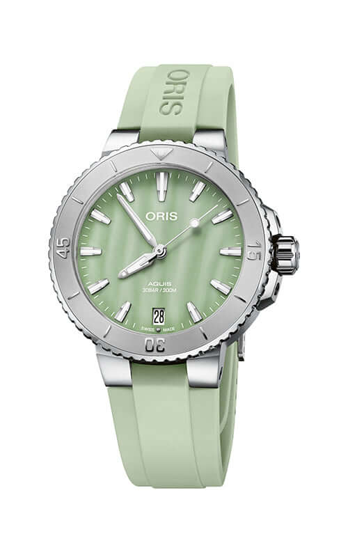 Oris Aquis Date Mother of Pearl Watch 01 733 7770 4157-07 4 18 67FC Bandiera Jewellers