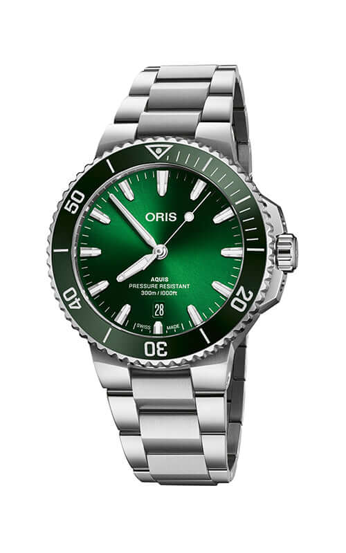 Oris Aquis Date Watch 01 733 7787 4157-07 8 22 04PEB Bandiera Jewellers