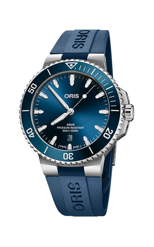 Oris Aquis Date Watch 01 733 7789 4135-07 4 23 35FC Bandiera Jewellers