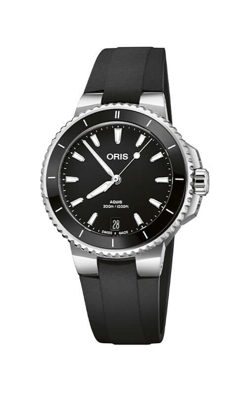 Oris Aquis Date Watch 01 733 7792 4154-07 4 19 64FC Bandiera Jewellers