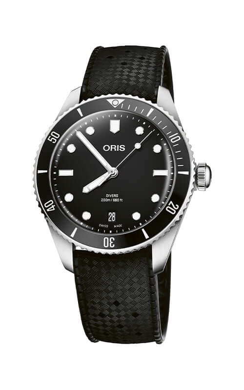 Oris Divers Date Watch 01 733 7795 4054-Set Bandiera Jewellers