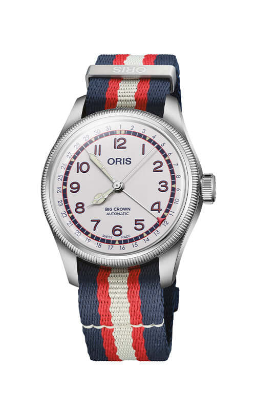 Oris Big Crown Pointer Date Hank Aaron Limited Edition 01 754 7785 4081-Set Bandiera Jewellers