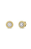 Roberto Coin 18kt WY Siena Diamond Dot Small Earrings 111476AJERX0 Bandiera Jewellers