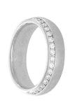 Bandiera Jewellers Wedding Band White Gold 0.45ct