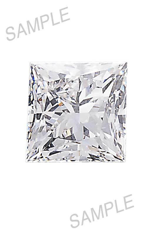 Bandiera Jewellers 1.00 Carat Princess Squared Cut Diamond (I-1 F)