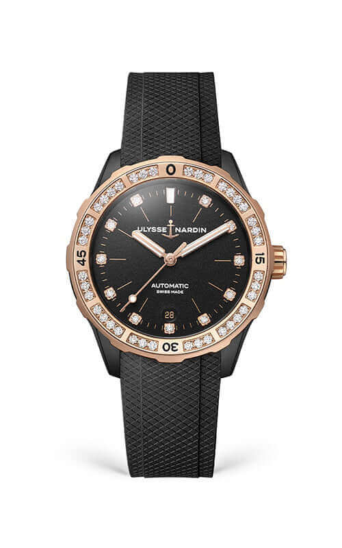 Ulysse Nardin Diver 8165-182B-3/BLACK Bandiera Jewellers