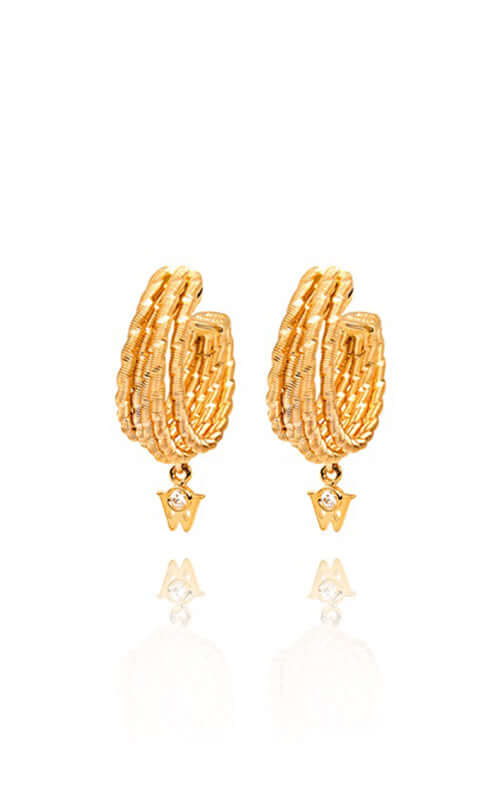 Wellendorff Brilliance of the Sun Earrings 8086127GG Bandiera Jewellers