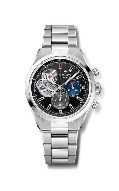 Zenith Chronomaster Open Steel Black Dial 03.3300.3604/21.M3300 Bandiera Jewellers