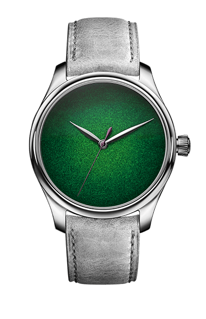 H. Moser & Cie Endeavour Centre Seconds Concept Lime Green 1200-1233 Bandiera Jewellers