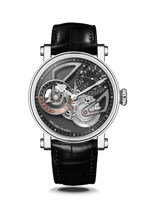 Speake-Marin Dual Time Titanium 413809250 Bandiera Jewellers